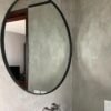 Espejo diámetro platinado