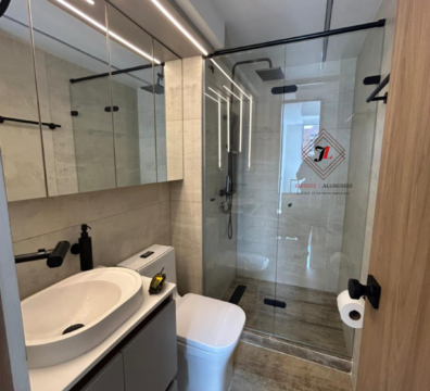 cabina de baño acordeon